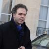 Premier Conseil des ministres pour Luc Chatel depuis le suicide de son épouse Astrid, à l'Élysée, le 1er février 2012.