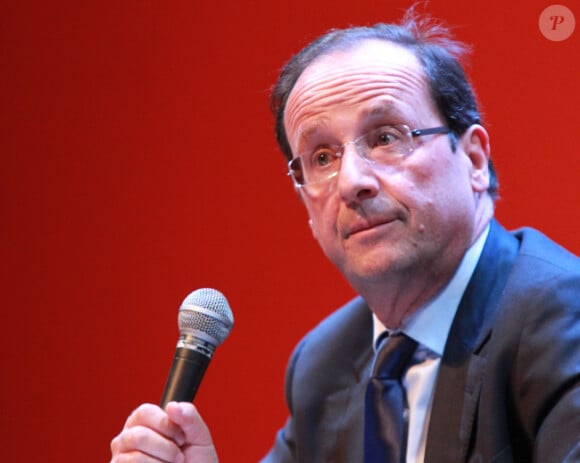 François Hollande le 27 janvier 2012 à Grenoble