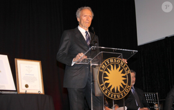 Clint Eastwood honoré par la Smithsonian Institution à Washington le 1er février 2012