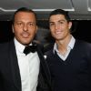 Jean-Roch et Cristiano Ronaldo sur le tournage du clip de Jean-Roch, Name of love