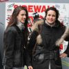 Andie MacDowell et sa fille Sarah Margaret Qualley en virée shopping à New York, le 4 février 2012.