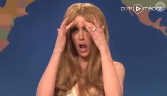 Kristen Wiig dans la peau de Lana Del Rey pour le Saturday Night Live, le 4 février 2012.