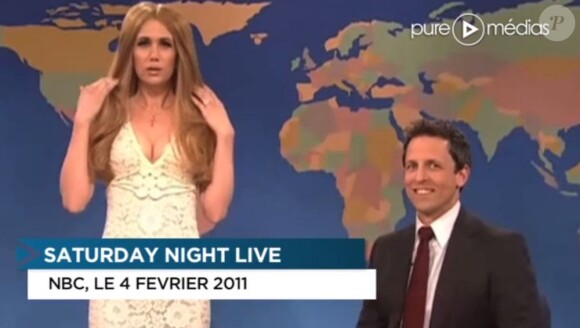 Kristen Wiig dans la peau de Lana Del Rey pour le Saturday Night Live, le 4 février 2012.