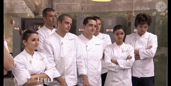 Les candidats dans Top Chef 2012 le lundi 6 février 2012 sur M6