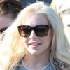 Lindsay Lohan quitte le tribunal à Los Angeles le 17 janvier 2012.