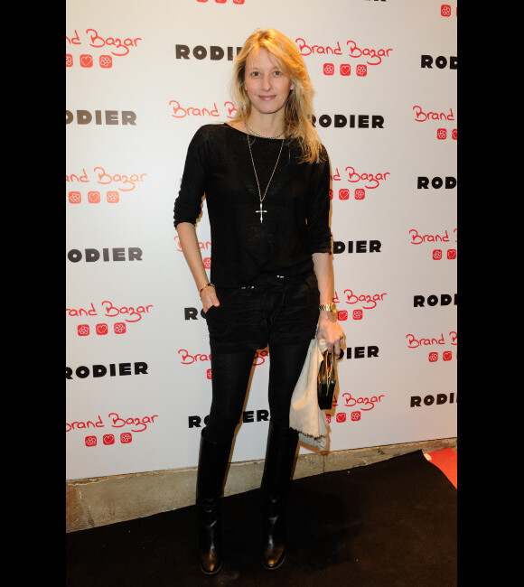 Sarah Lavoine lors du lancement de la collection Rodier chez Brand Bazar, le 9 février 2012