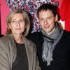 Claire Chazal et Marc-Olivier Fogiellors du lancement de la collection Rodier chez Brand Bazar, à Paris, le 9 février 2012