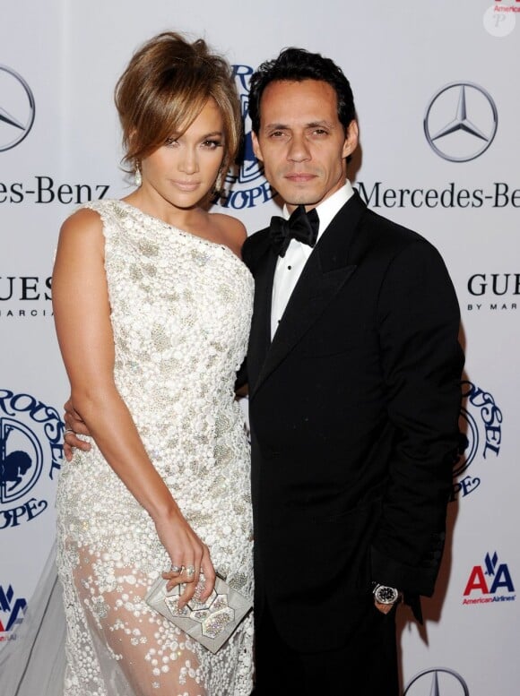 J-Lo et son futur ex-mari Marc Anthony en octobre 2010.