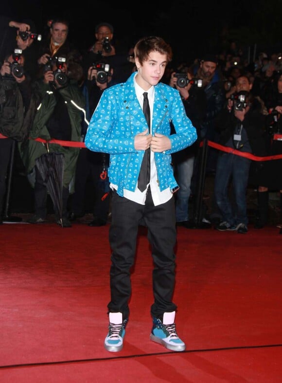 Justin Bieber à Cannes, le 28 janvier 2012.