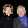 Jean-Luc Moreau et son épouse Mathilde Pénin lors de la générale de la comédie musicale de Pascal Obispo, Adam et Ève, au Palais des Sports le 13 février 2012 à Paris
