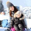 Le prince Frederik et la princesse Mary, en vacances dans la station suisse de Verbier comme chaque année, ont posé pour la presse avec leurs enfants, le prince Christian (6 ans), la princesse Isabella (4 ans) et les jumeaux le prince Vincent et la princesse Josephine (1 an), le 12 février 2012.