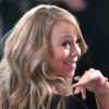 Mariah Carey lors de l'enregistrement de l'émission Good Morning America à New York, le 21 février 2012