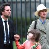 Le séduisant comédien Mark Ruffalo reçoit la visite de sa femme Sunrise, et de leurs enfants Keen, Bella et Odette sur le tournage de son film Now you see me, à la Nouvelle-Orléans, le 8 février 2012