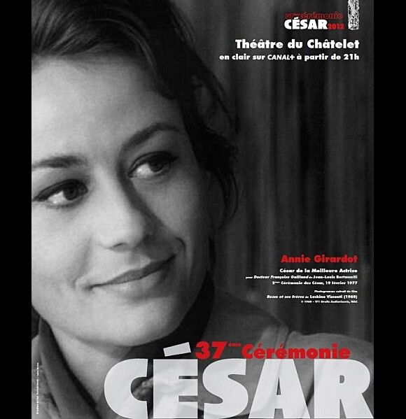 L'affiche des César 2012 avec Annie Girardot dans Rocco et ses frères