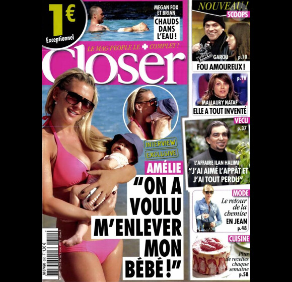 Le magazine Closer en kiosques le samedi 25 février 2012.