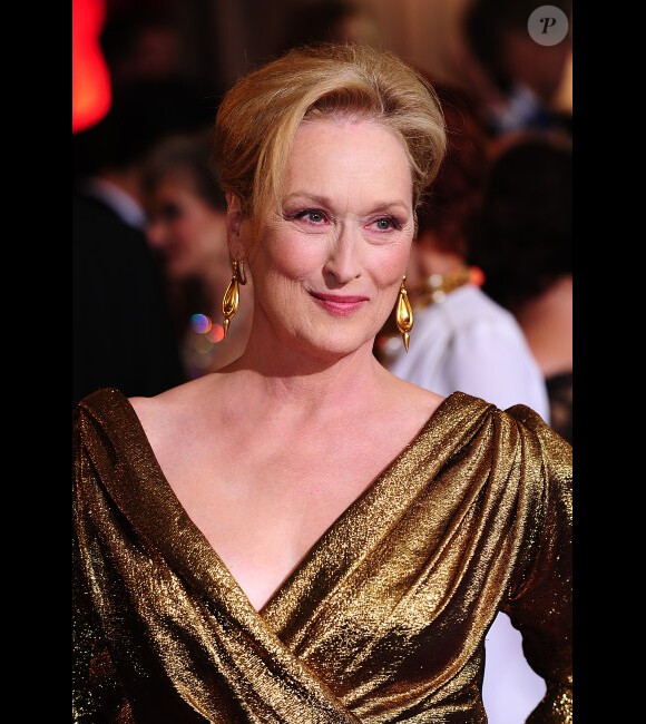Meryl Streep arrive aux Oscars, le 26 février 2012 à Los Angeles, quelques heures avant son prix de la meilleure actrice.