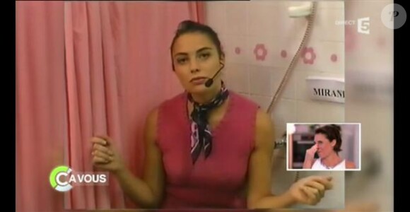 Alessandra Sublet passe un casting pour l'émission Morning Live
