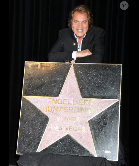 Engelbert Humperdinck honoré par le Las Vegas Walk of Fame en juillet 2011