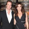 Cindy Crawford et son époux Rande Gerber lors d'une soirée de lancement pour une marque d'alcool à Los Angeles le 1er mars 2012