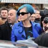 Katy Perry quitte le restaurant L'Avenue, à Paris, le samedi 3 mars 2012.