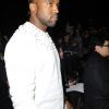 Kanye West au défilé Givenchy qui s'est déroulé à Paris le 4 mars 2012