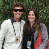 Gustavo Kuerten et sa femme Mariana le 2 juin 2010 à Paris