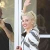 Gwen Stefani arrive au studio d'enregistrement à Los Angeles le 8 mars 2012