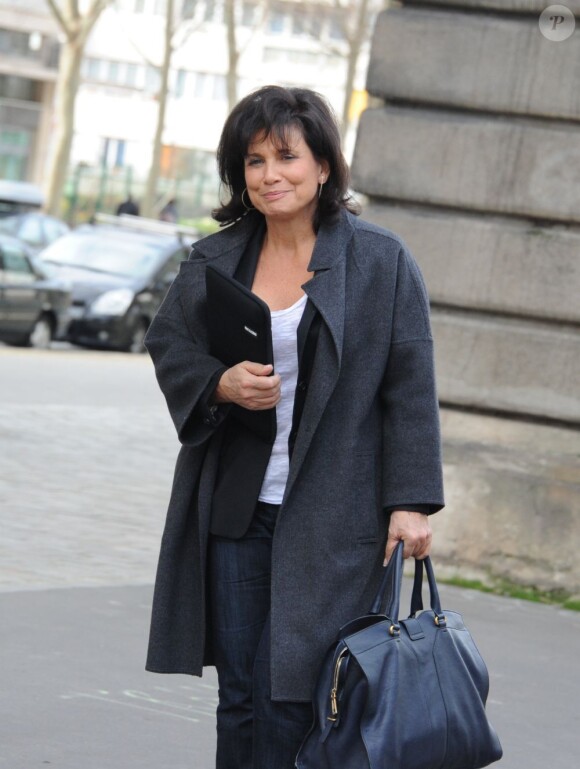 Anne Sinclair en janvier 2012 à Paris
