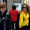 Jessica Alba : en compagnie de son amie et maquilleuse Lauren dans les rues de Manhattan à New York le 9 mars 2012
