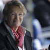 Michèle Alliot-Marie lors du match des VI Nations entre la France et l'Angleterre (22-24) le 11 mars 2012 à Saint-Denis