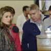 Letizia d'Espagne en visite dans un centre de formation et de recherche sur les énergies renouvelables, en Navarre, le 7 mars 2012.