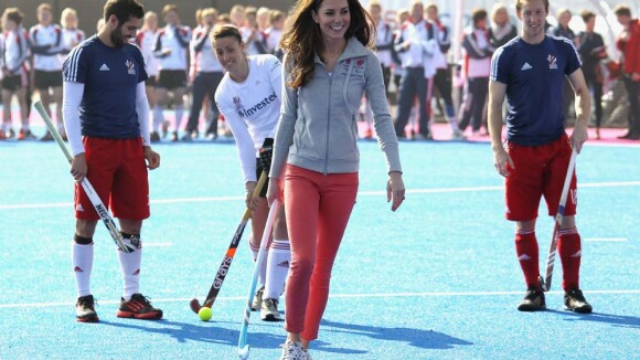 Kate Middleton, élancée et souriante, fait concurrence aux stars olympiques