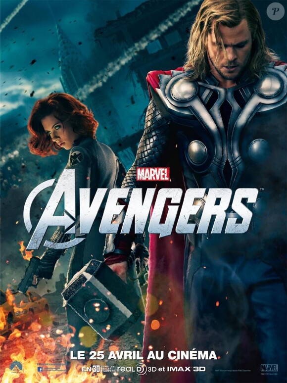 Scarlett Johansson et Chris Hemsworth dans Avengers, en salles le 25 avril.