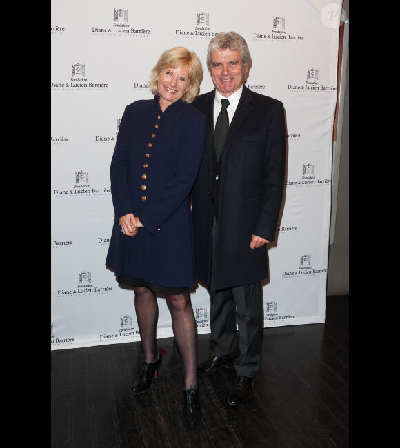 Catherine Ceylac et Claude Sérillon lors de l'avant-première du film Le Fils de l'autre à Paris le 19 mars 2012