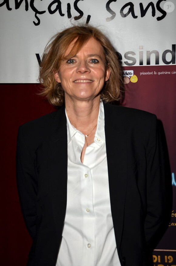 Florence Aubenas lors des Y'a Bon Awards au Cabaret Sauvage à Paris le 19 mars 2012