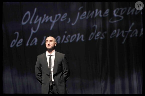 Giuliano Peparini, metteur en scène de la comédie musicale 1789, Les Amants de la Bastille, lors du showcase à l'Olympia le 19 mars 2012.