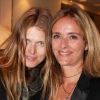 Malgosia Bela et Marie Poniatowski (créatrice de la marque Stone) lors de la présentation de la nouvelle collection joaillerie Stone chez Montaigne Market le 6 mars 2012 à Paris
