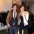  Elie Top et Inès de la Fressange lors de la présentation de la nouvelle collection joaillerie Stone chez Montaigne Market le 6 mars 2012 à Paris 