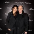  Hoda Roche et son homme Jean-Claude Darmon lors de la présentation de la nouvelle collection joaillerie Stone chez Montaigne Market le 6 mars 2012 à Paris 
