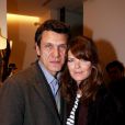  Marc Lavoine et Gwendoline Hamon lors de la présentation de la nouvelle collection joaillerie Stone chez Montaigne Market le 6 mars 2012 à Paris 