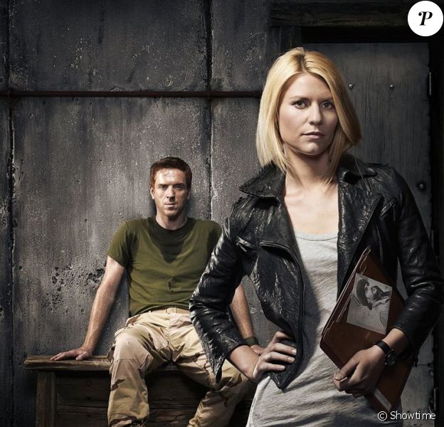 Claire Danes et Damian Lewis dans la série Homeland.