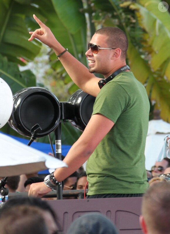 Le DJ Afrojack, à Miami le 21 mars 2012