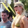 Paris Hilton fait la fête à Miami le 21 mars 2012