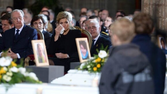Obsèques des morts du tunnel de Sierre : royaux belges et néerlandais en deuil