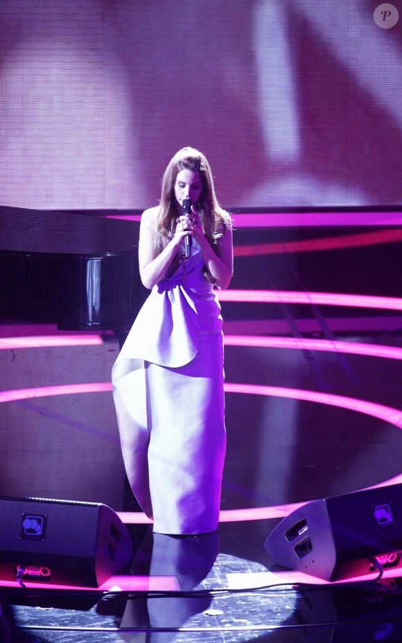 Lana Del Rey aux Echo Awards, Berlin, le 22 mars 2012.