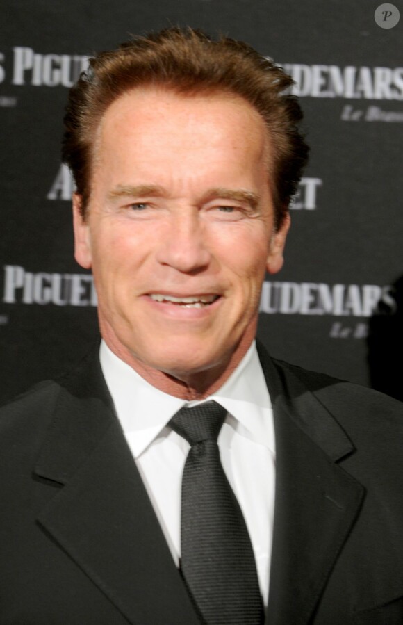 Arnold Schwarzenegger à l'anniversaire de la Royal Oak d'Audemars Piguet à New York le 21 mars 2012