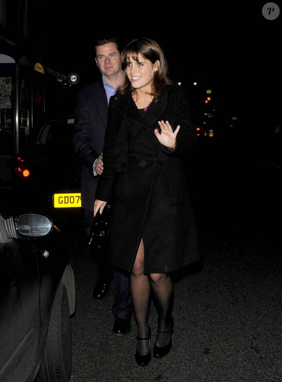 La princesse Eugenie d'York en janvier 2012 à Londres.