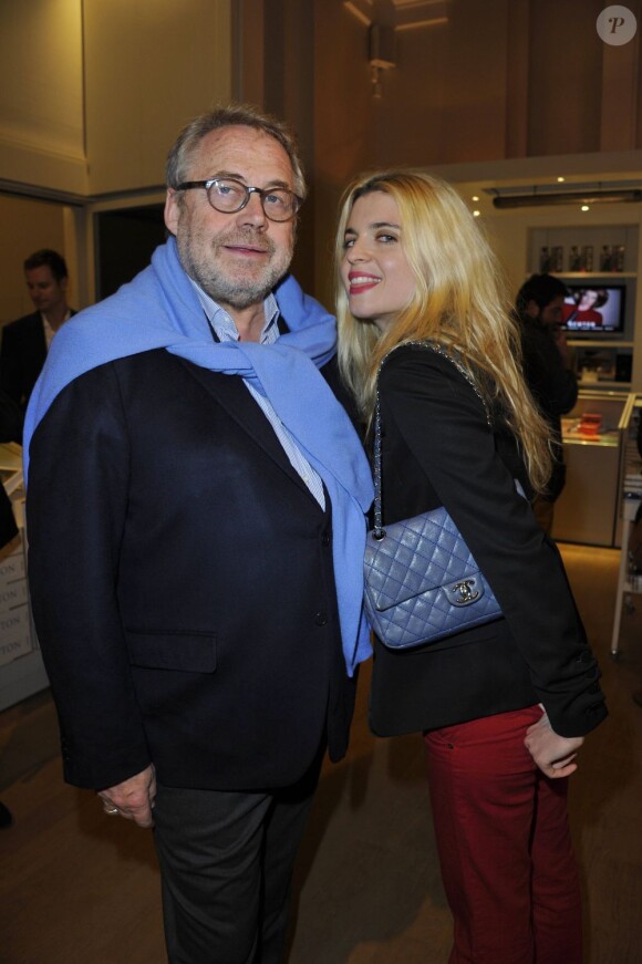 Dominique Segall et Cécile Cassel lors du vernissage de l'exposition Helmut Newton au Grand Palais à Paris le 23 mars 2012