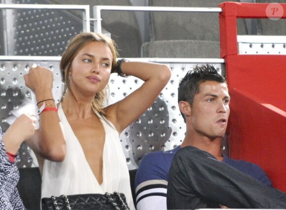 Irina Shayk et Cristiano Ronaldo en août 2010 à Madrid