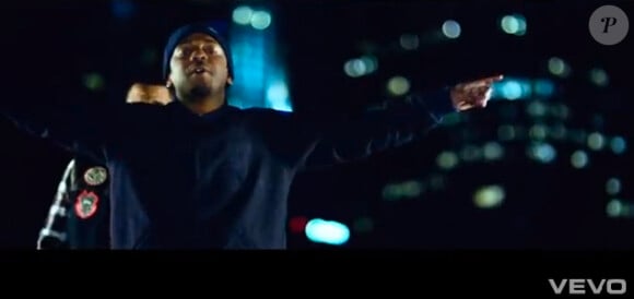 Kendrick Lamar dans le clip de The City